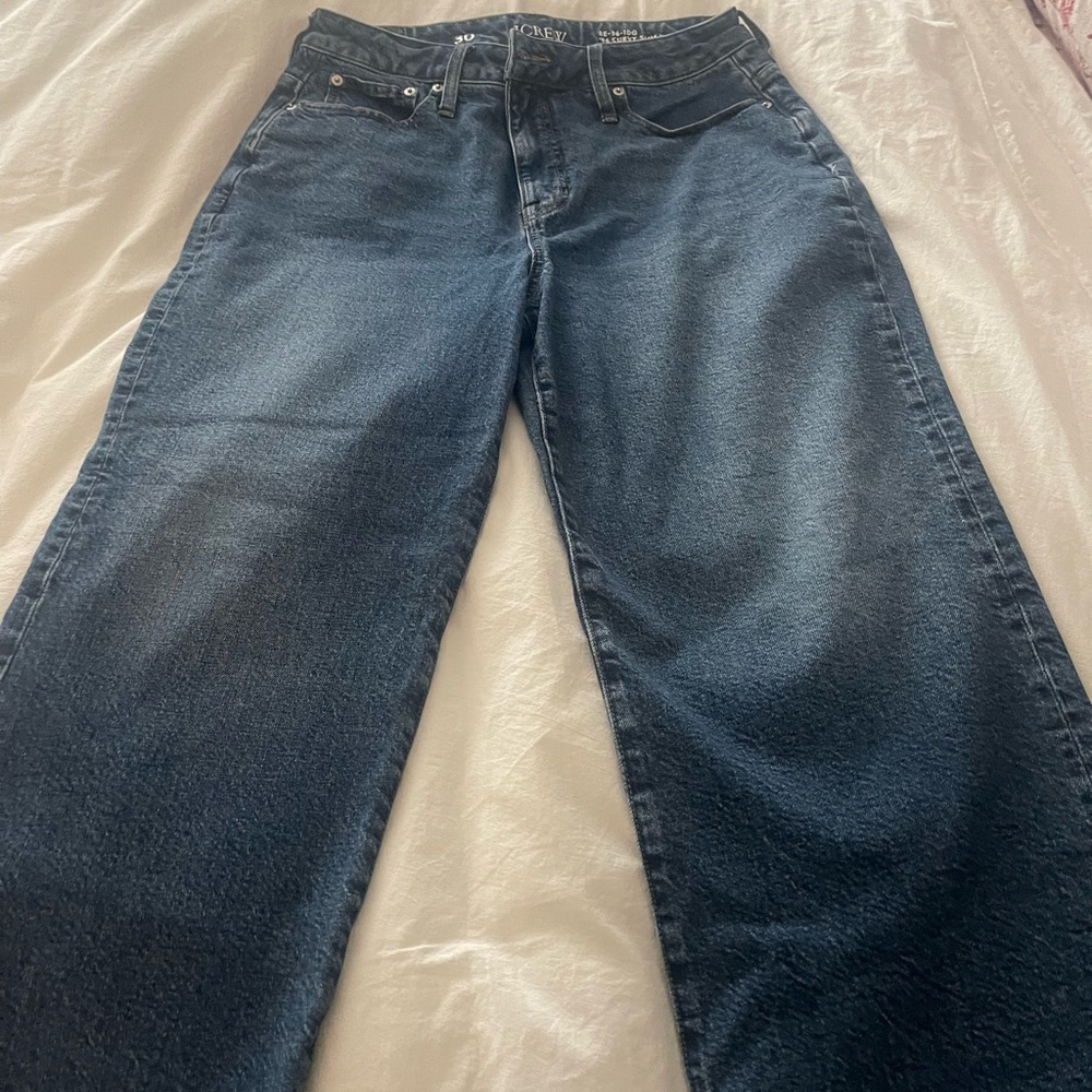 JCrew Curvy slim Wide jeans